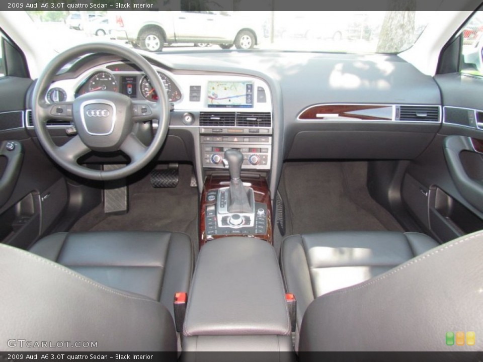 Black Interior Dashboard for the 2009 Audi A6 3.0T quattro Sedan #66226846