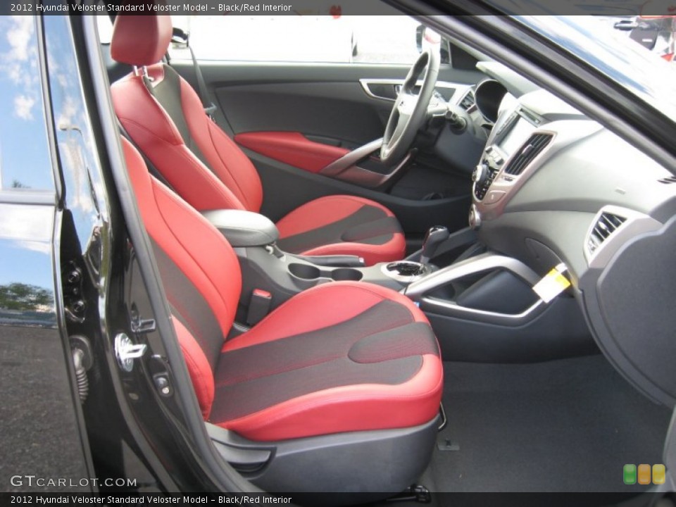 Black/Red Interior Photo for the 2012 Hyundai Veloster  #66227039