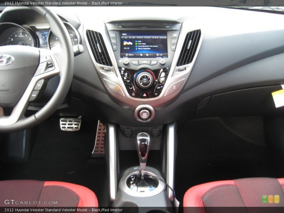 Black/Red Interior Dashboard for the 2012 Hyundai Veloster  #66227075