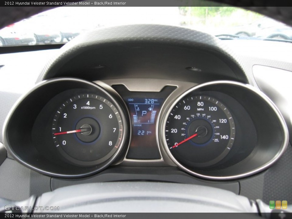 Black/Red Interior Gauges for the 2012 Hyundai Veloster  #66227120