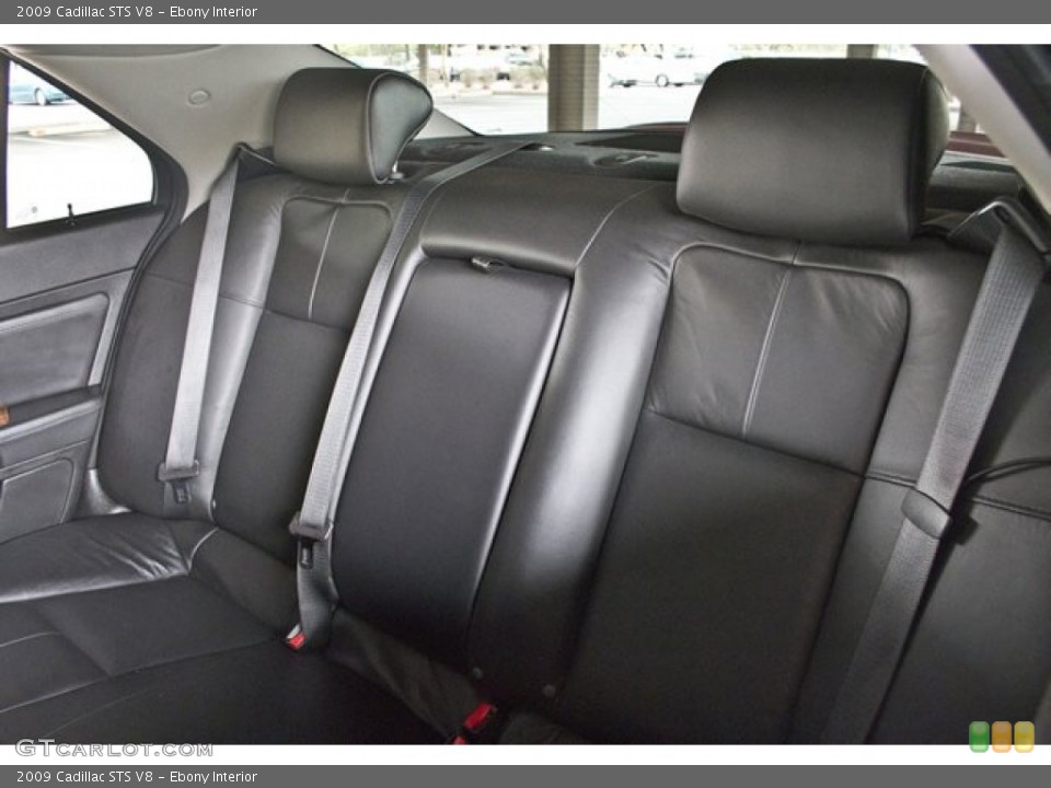 Ebony Interior Rear Seat for the 2009 Cadillac STS V8 #66228387