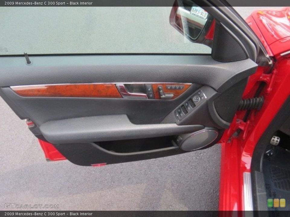 Black Interior Door Panel for the 2009 Mercedes-Benz C 300 Sport #66229487