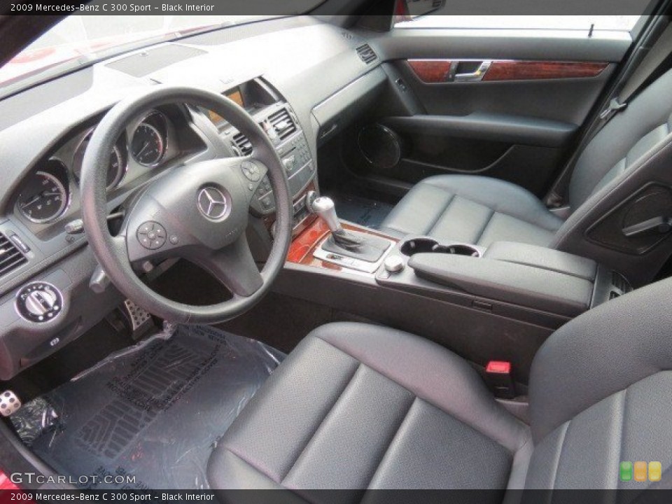 Black Interior Photo for the 2009 Mercedes-Benz C 300 Sport #66229499