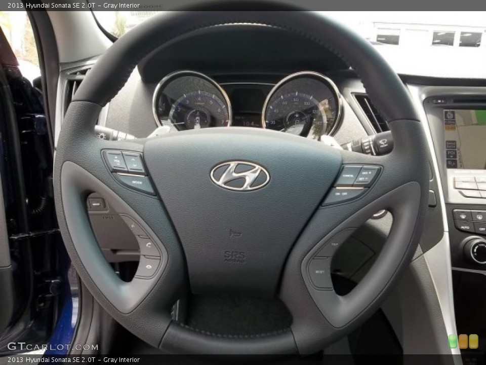 Gray Interior Steering Wheel for the 2013 Hyundai Sonata SE 2.0T #66233202