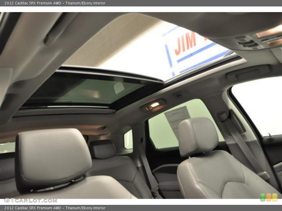 Titanium/Ebony Interior Sunroof for the 2012 Cadillac SRX Premium AWD #66234165