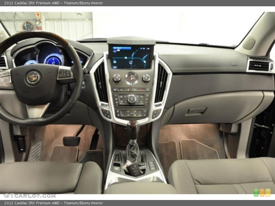 Titanium/Ebony Interior Dashboard for the 2012 Cadillac SRX Premium AWD #66234189