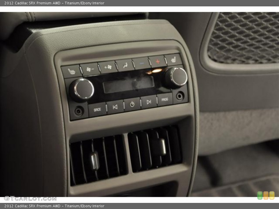 Titanium/Ebony Interior Controls for the 2012 Cadillac SRX Premium AWD #66234264
