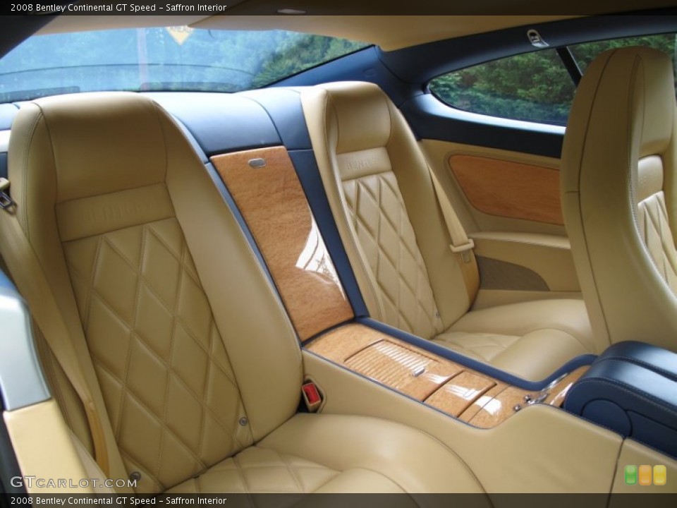 Saffron Interior Rear Seat for the 2008 Bentley Continental GT Speed #66234327