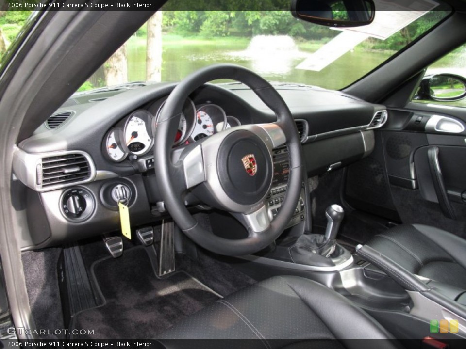 Black Interior Photo for the 2006 Porsche 911 Carrera S Coupe #66234543