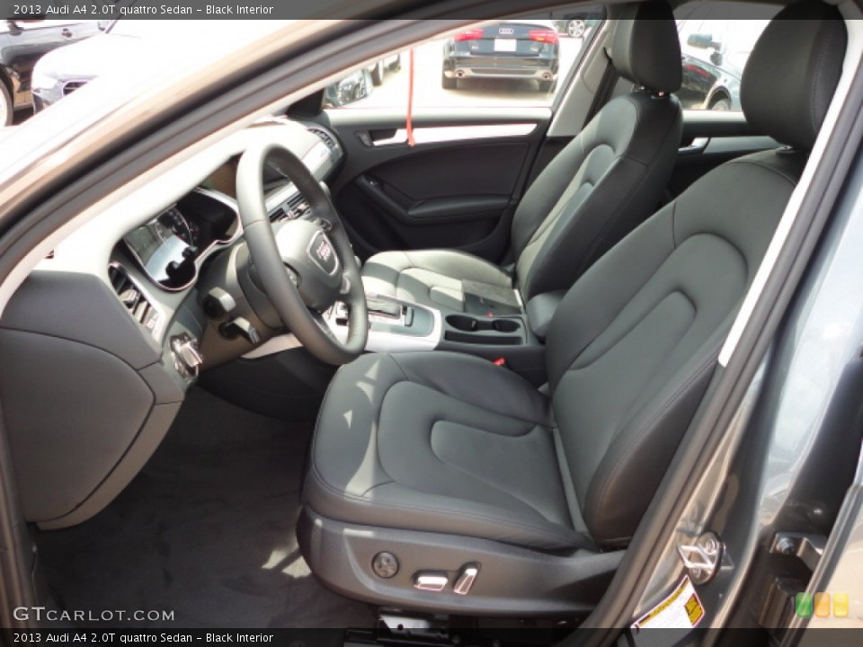 Black Interior Front Seat for the 2013 Audi A4 2.0T quattro Sedan #66235155