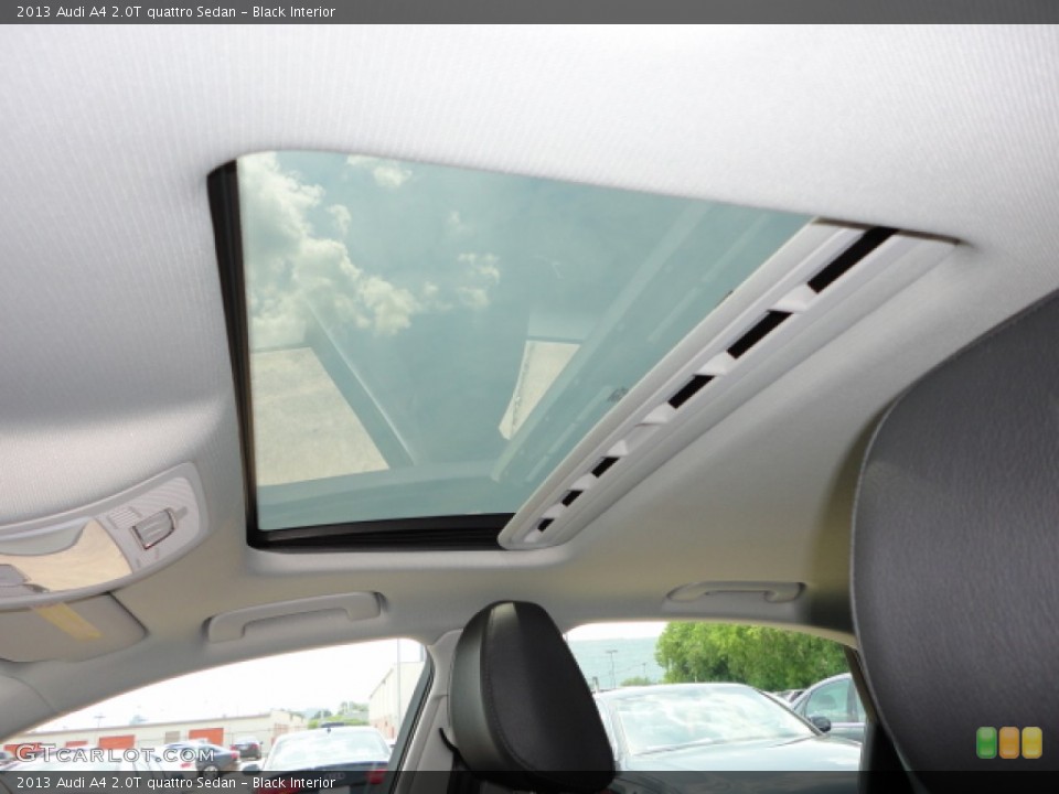 Black Interior Sunroof for the 2013 Audi A4 2.0T quattro Sedan #66235187