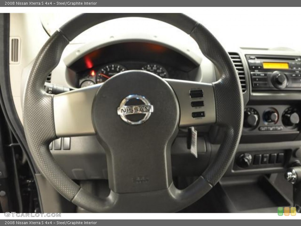 Steel/Graphite Interior Steering Wheel for the 2008 Nissan Xterra S 4x4 #66235434