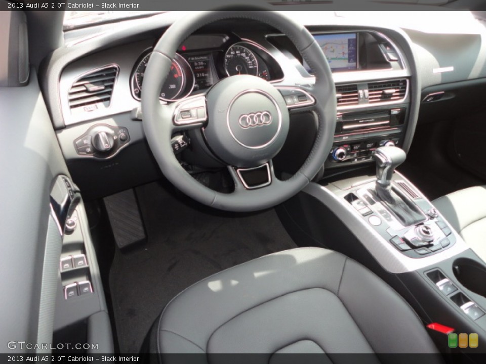 Black Interior Dashboard for the 2013 Audi A5 2.0T Cabriolet #66235665