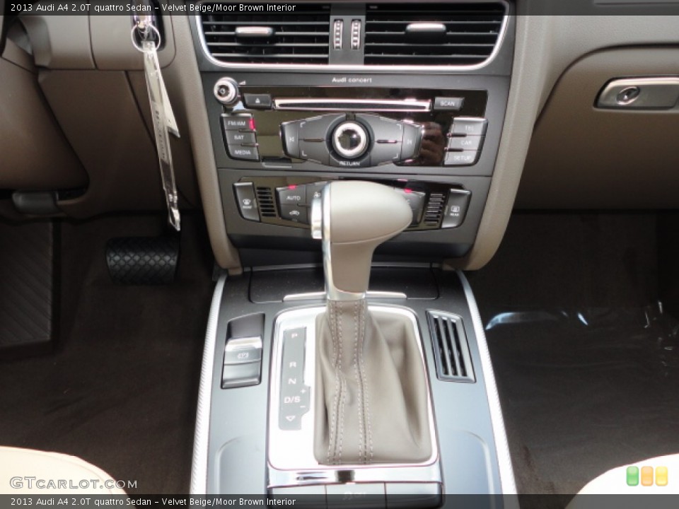 Velvet Beige/Moor Brown Interior Transmission for the 2013 Audi A4 2.0T quattro Sedan #66236042