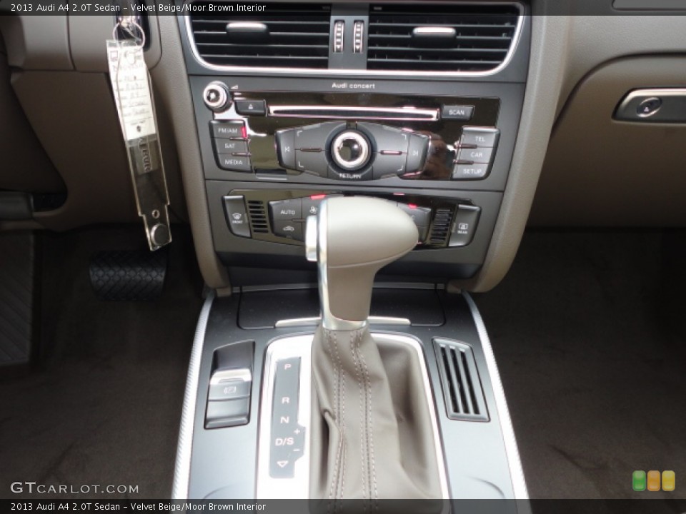 Velvet Beige/Moor Brown Interior Transmission for the 2013 Audi A4 2.0T Sedan #66236117