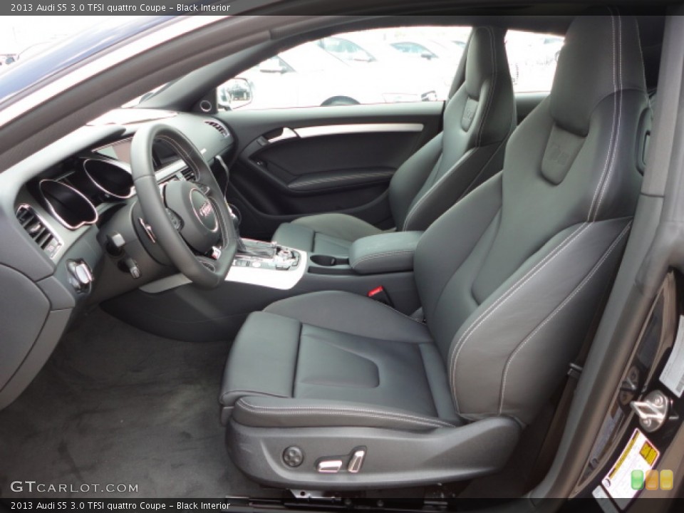 Black Interior Front Seat for the 2013 Audi S5 3.0 TFSI quattro Coupe #66236705