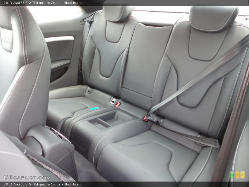 Black Interior Rear Seat for the 2013 Audi S5 3.0 TFSI quattro Coupe #66236714