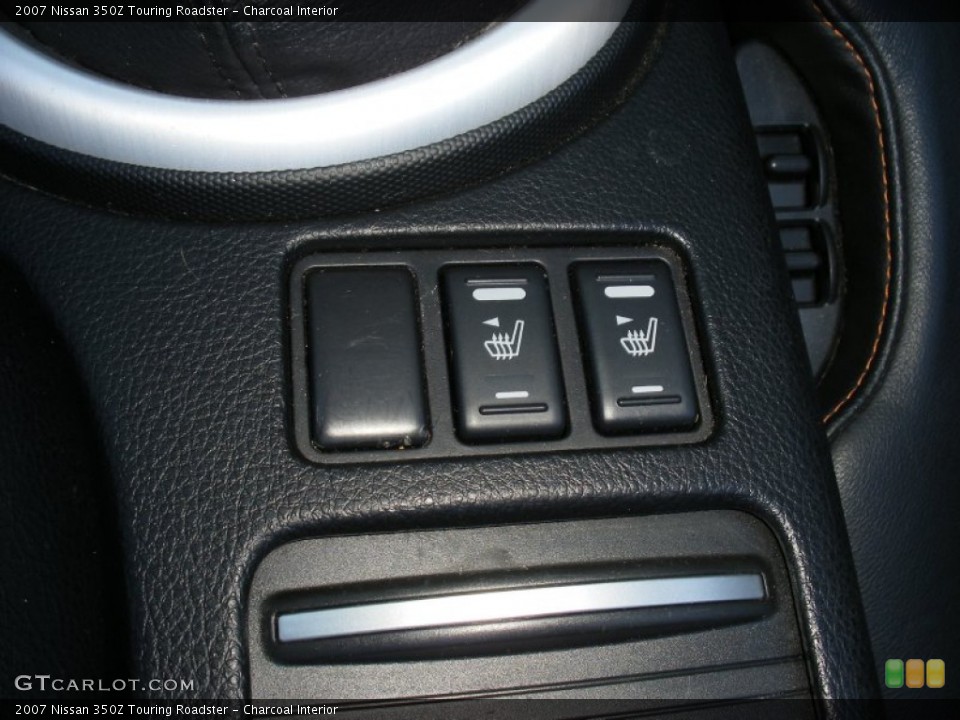 Charcoal Interior Controls for the 2007 Nissan 350Z Touring Roadster #66236774