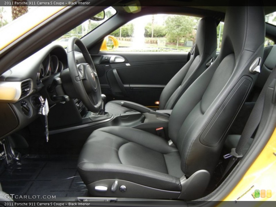 Black Interior Photo for the 2011 Porsche 911 Carrera S Coupe #66237616