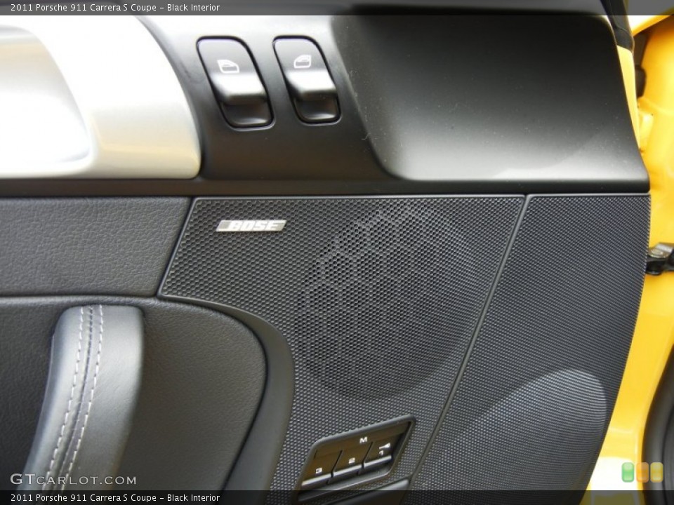 Black Interior Controls for the 2011 Porsche 911 Carrera S Coupe #66237635