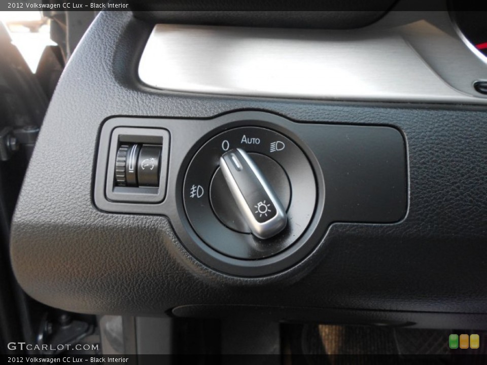 Black Interior Controls for the 2012 Volkswagen CC Lux #66241485