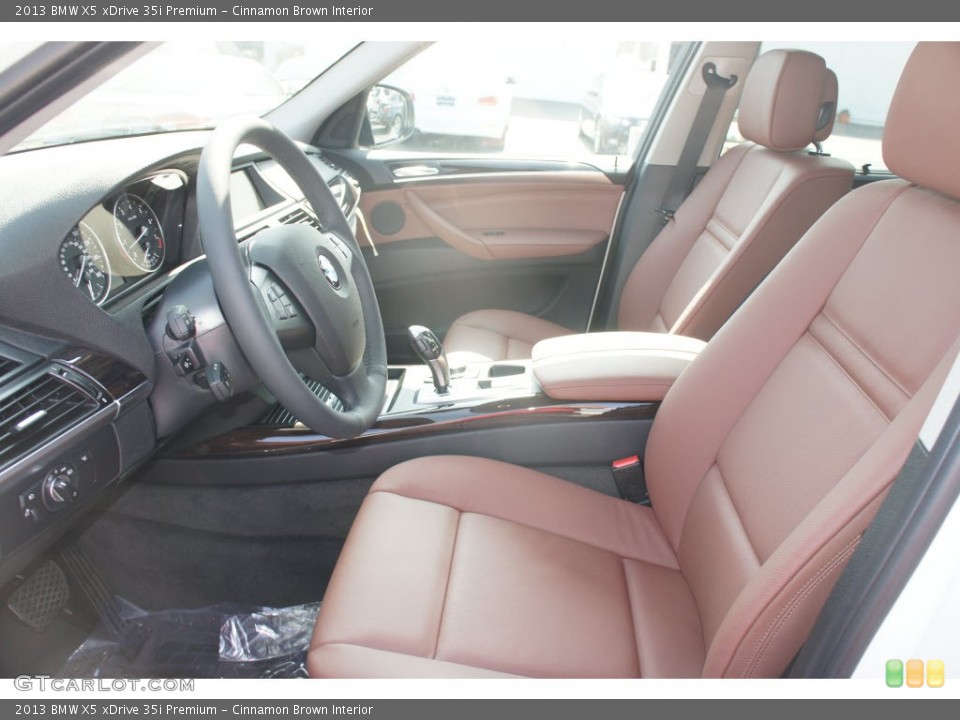 Cinnamon Brown Interior Front Seat for the 2013 BMW X5 xDrive 35i Premium #66241765