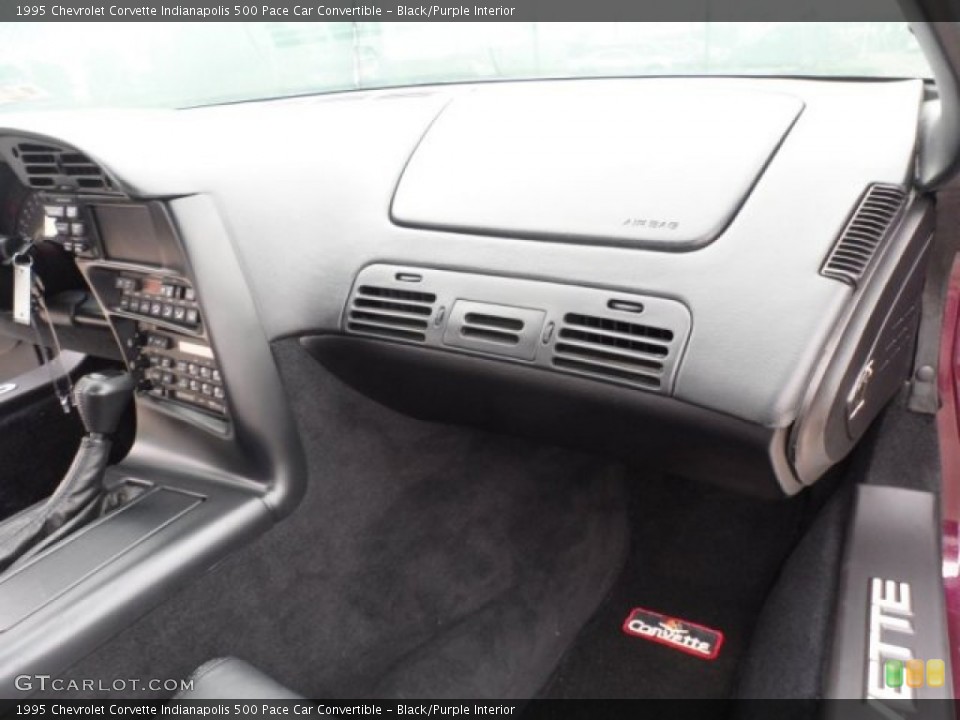Black/Purple Interior Dashboard for the 1995 Chevrolet Corvette Indianapolis 500 Pace Car Convertible #66242265