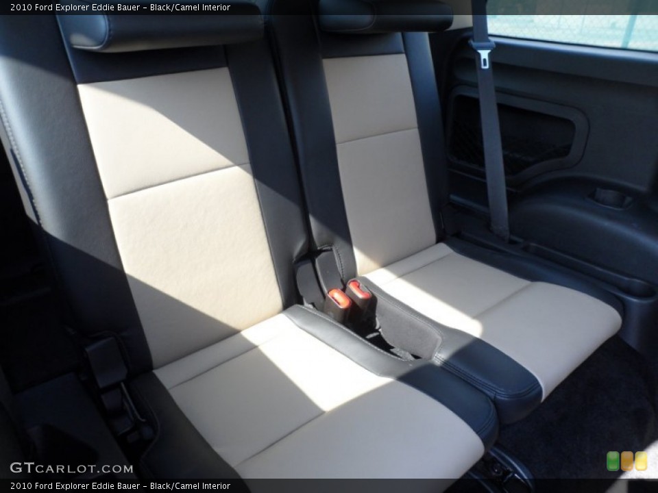 Black/Camel Interior Rear Seat for the 2010 Ford Explorer Eddie Bauer #66244834
