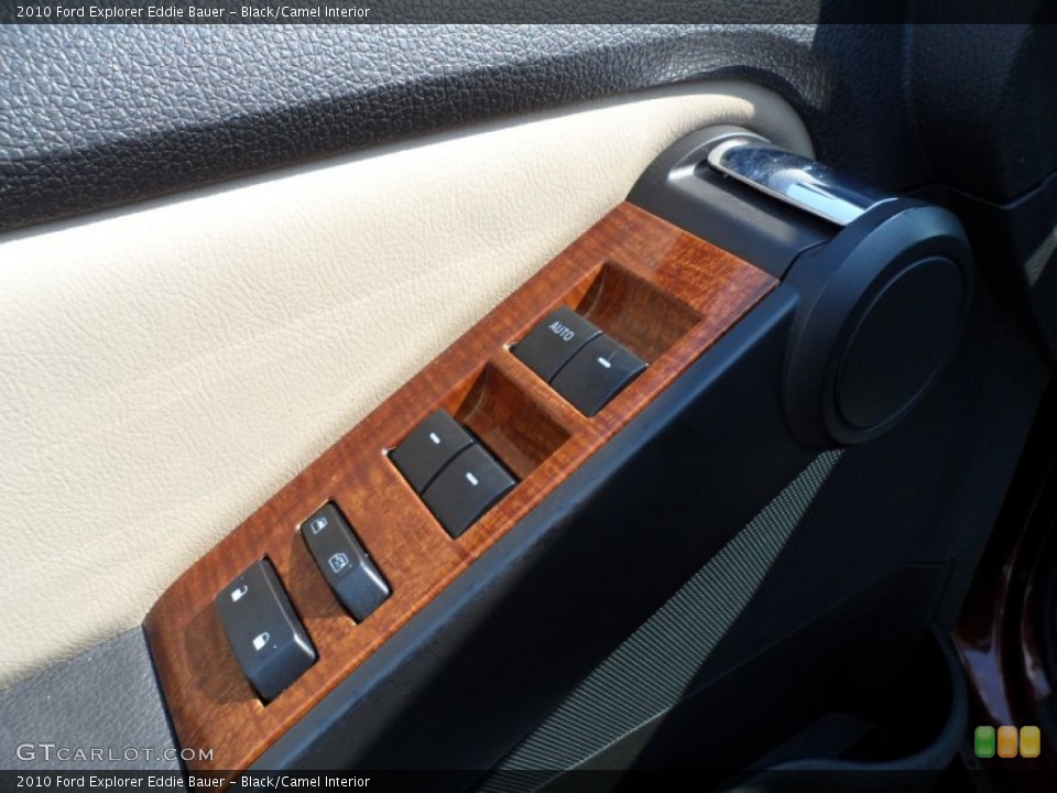 Black/Camel Interior Controls for the 2010 Ford Explorer Eddie Bauer #66244882