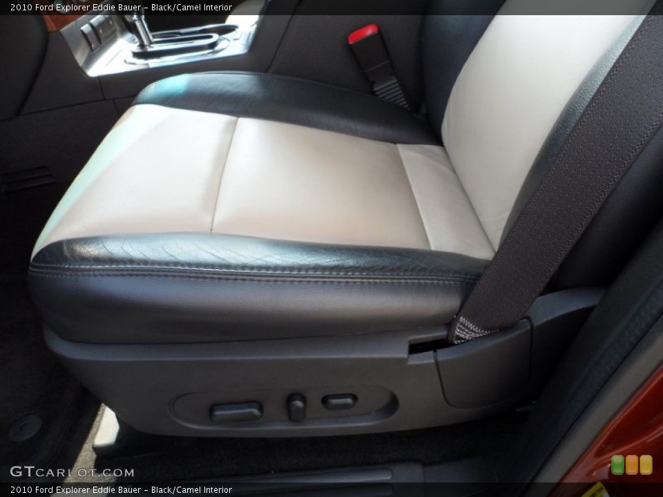 Black/Camel Interior Front Seat for the 2010 Ford Explorer Eddie Bauer #66244902
