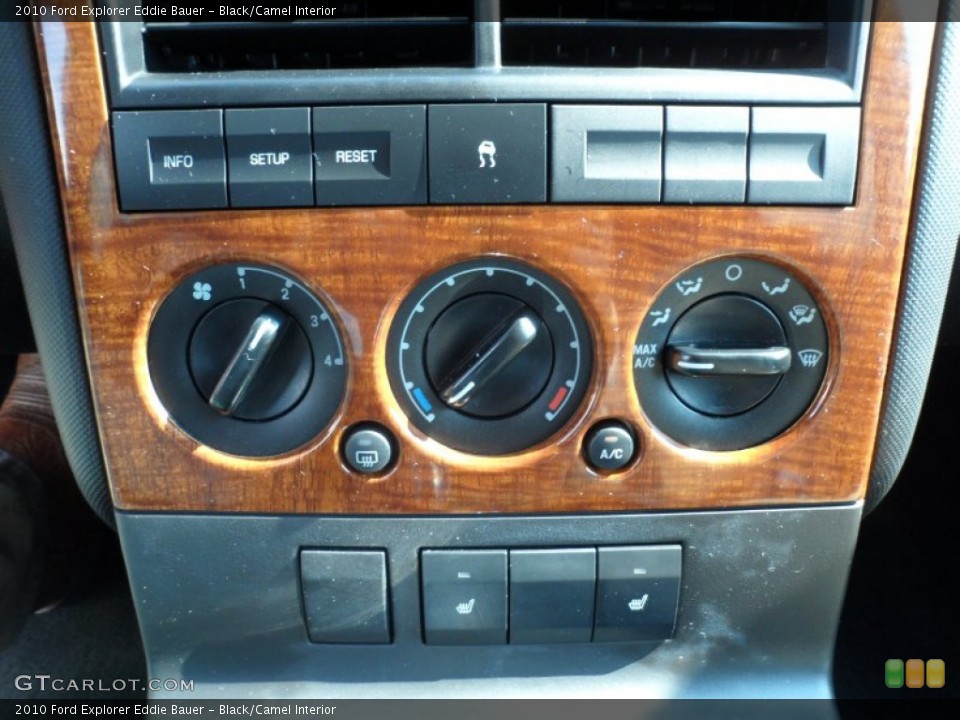 Black/Camel Interior Controls for the 2010 Ford Explorer Eddie Bauer #66244927