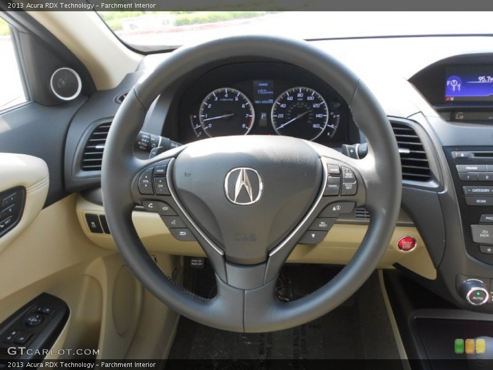 Parchment Interior Steering Wheel for the 2013 Acura RDX Technology #66245003
