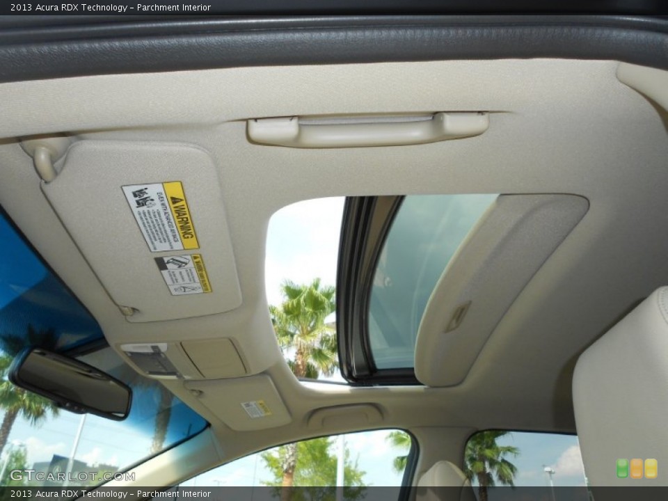 Parchment Interior Sunroof for the 2013 Acura RDX Technology #66245059