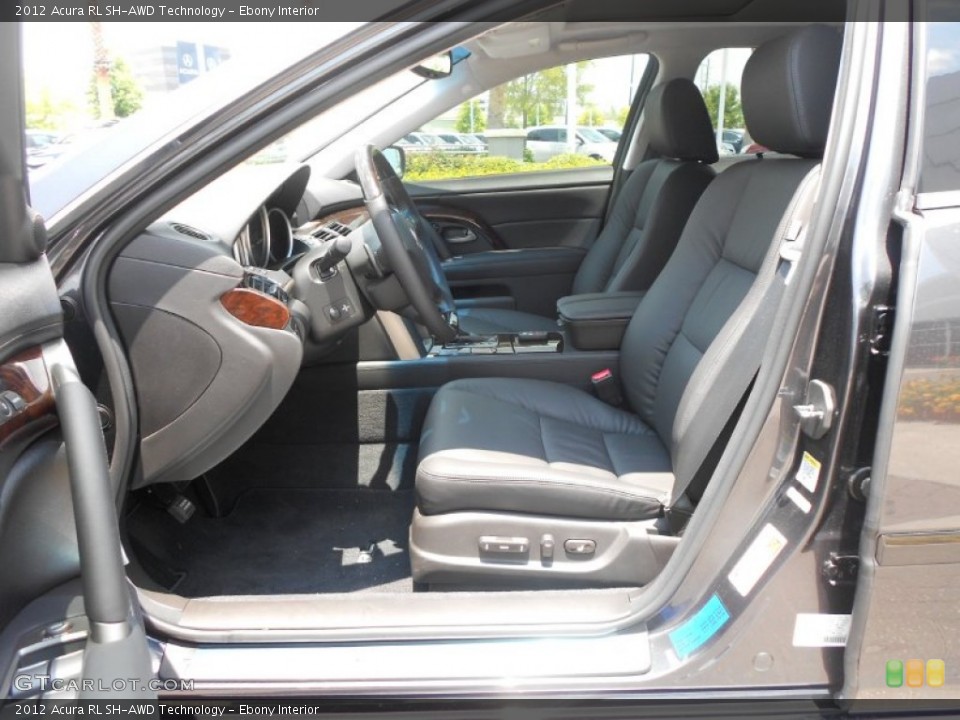 Ebony Interior Photo for the 2012 Acura RL SH-AWD Technology #66245635