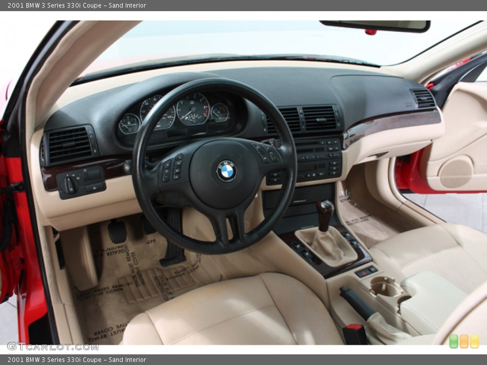 Sand Interior Prime Interior for the 2001 BMW 3 Series 330i Coupe #66247346