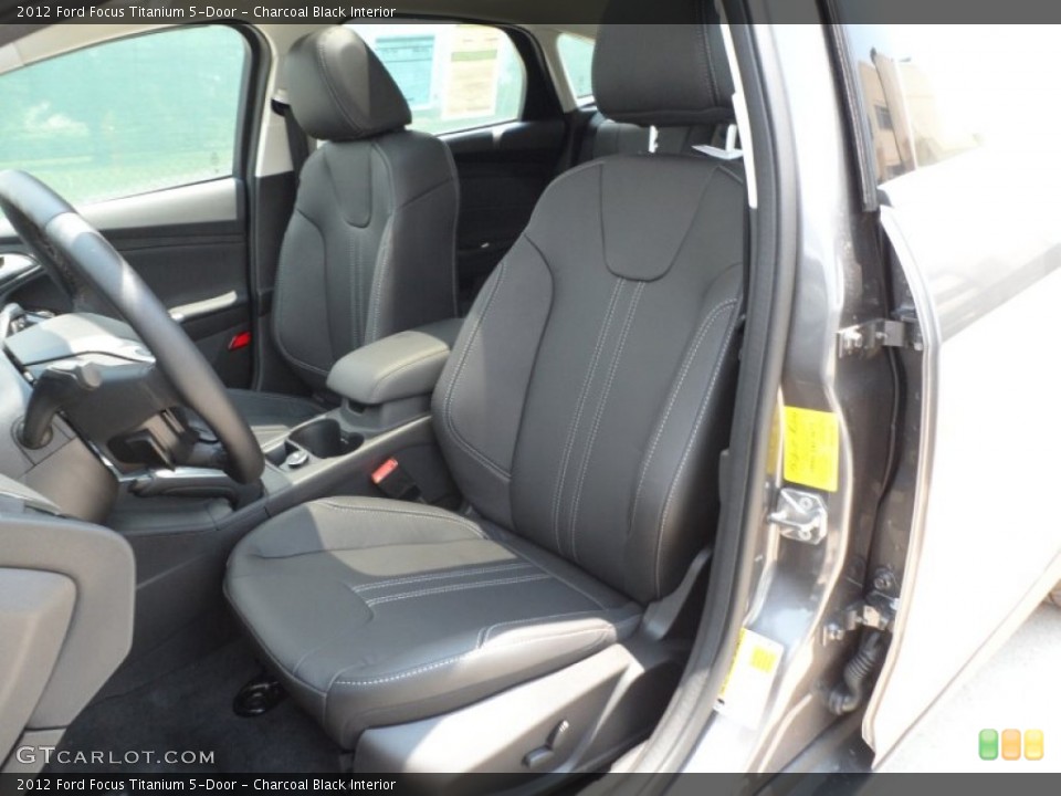Charcoal Black Interior Photo for the 2012 Ford Focus Titanium 5-Door #66249002