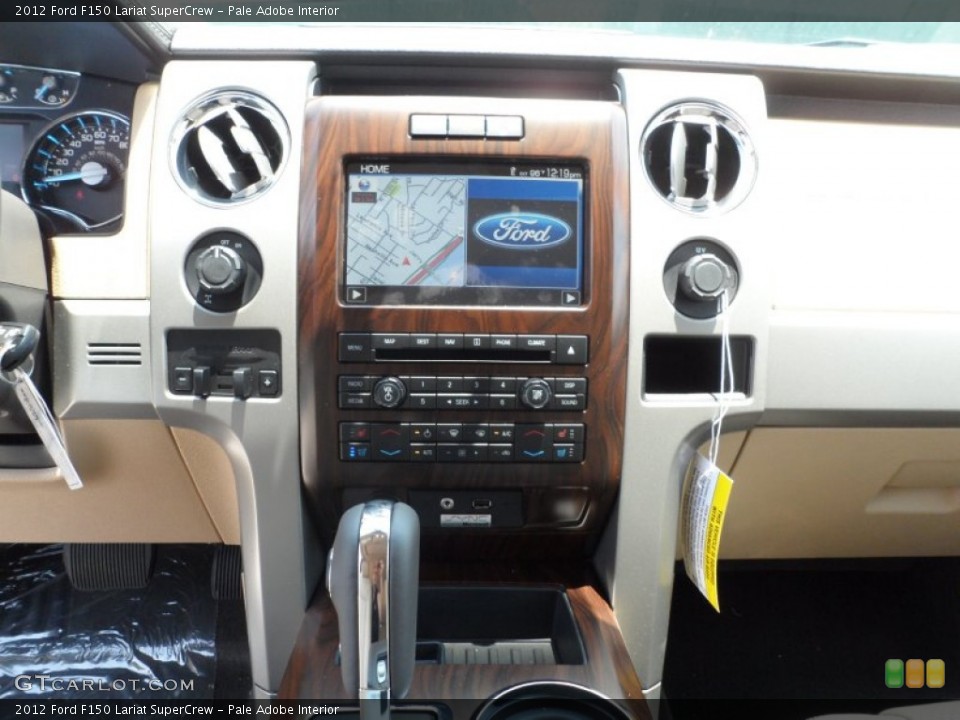 Pale Adobe Interior Controls for the 2012 Ford F150 Lariat SuperCrew #66249386