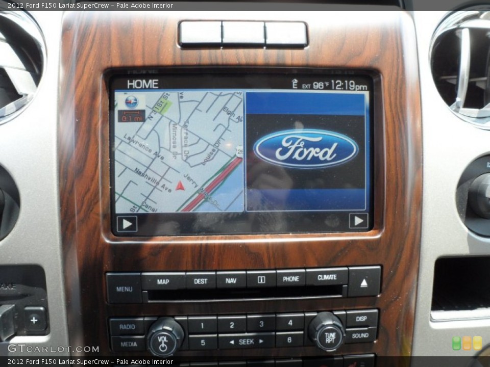 Pale Adobe Interior Controls for the 2012 Ford F150 Lariat SuperCrew #66249396
