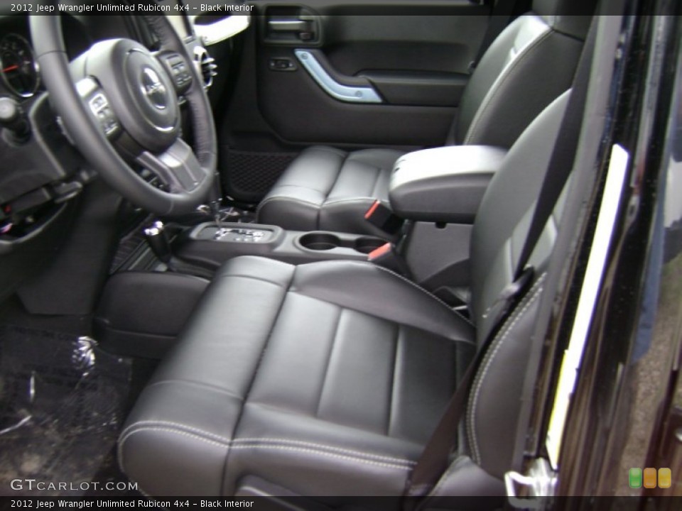 Black Interior Photo for the 2012 Jeep Wrangler Unlimited Rubicon 4x4 #66249692