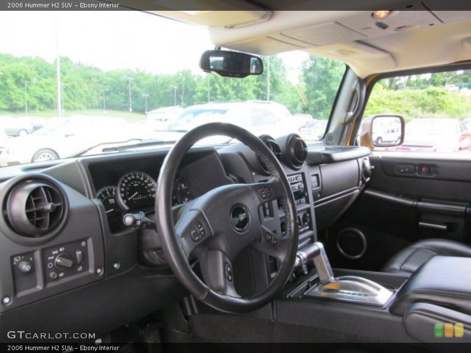 Ebony Interior Photo for the 2006 Hummer H2 SUV #66250097