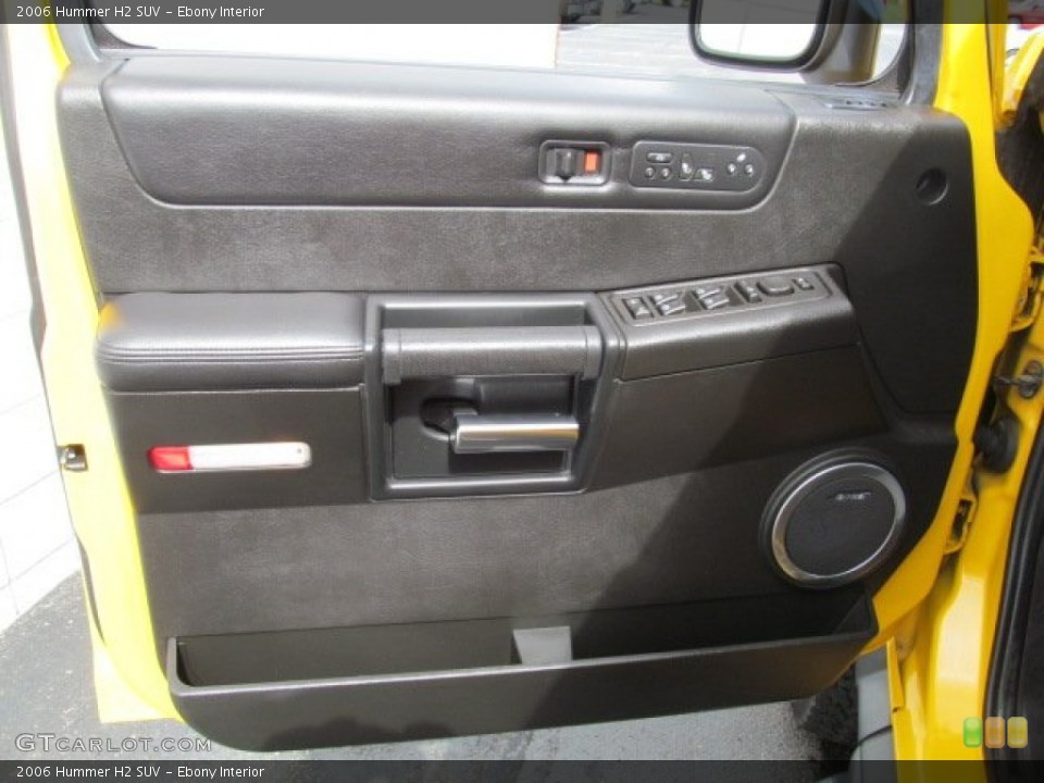 Ebony Interior Door Panel for the 2006 Hummer H2 SUV #66250106