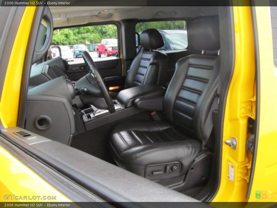 Ebony Interior Photo for the 2006 Hummer H2 SUV #66250115
