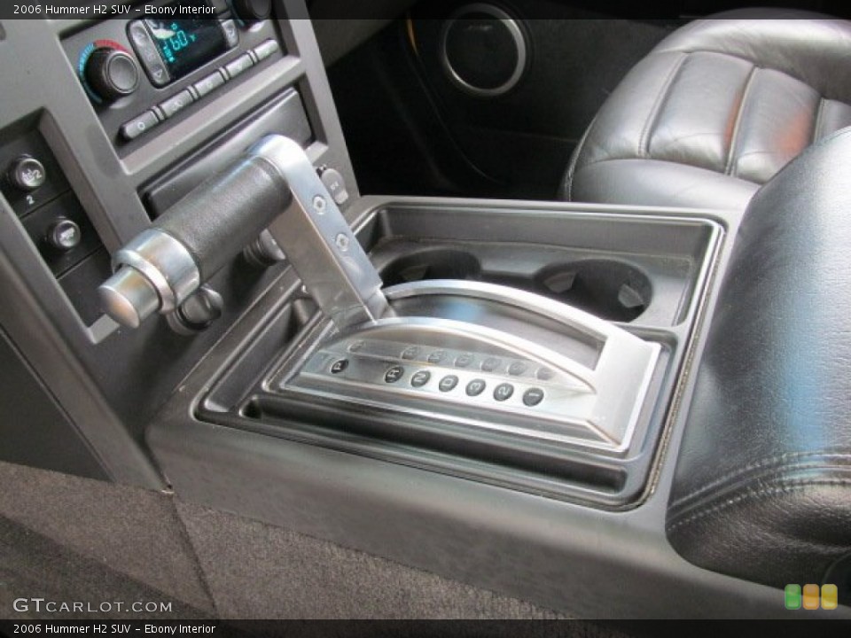 Ebony Interior Transmission for the 2006 Hummer H2 SUV #66250135