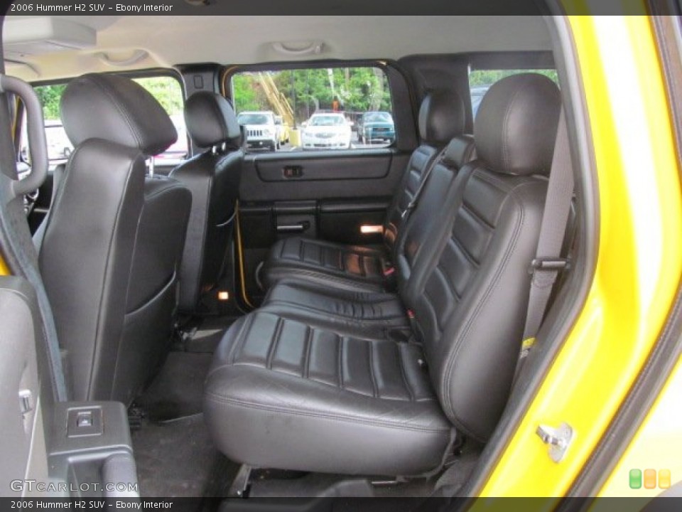 Ebony Interior Photo for the 2006 Hummer H2 SUV #66250167