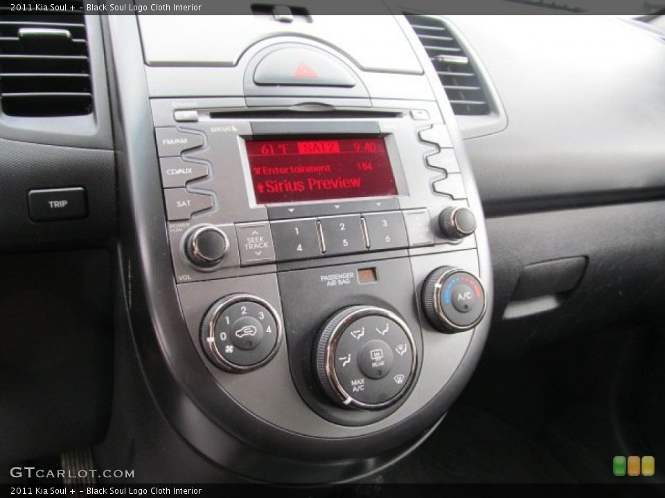 Black Soul Logo Cloth Interior Controls for the 2011 Kia Soul + #66250328