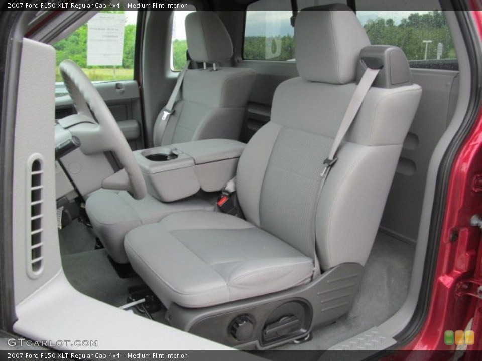 Medium Flint Interior Front Seat for the 2007 Ford F150 XLT Regular Cab 4x4 #66250352