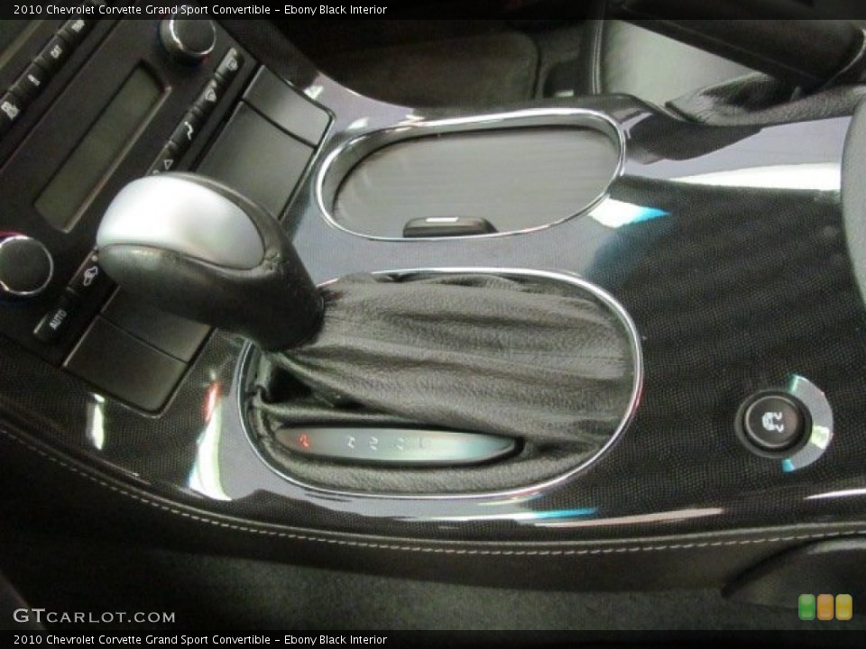 Ebony Black Interior Transmission for the 2010 Chevrolet Corvette Grand Sport Convertible #66250586