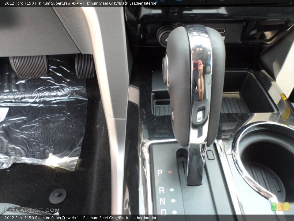 Platinum Steel Gray/Black Leather Interior Transmission for the 2012 Ford F150 Platinum SuperCrew 4x4 #66250853