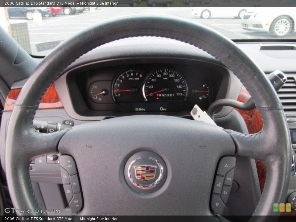 Midnight Blue Interior Steering Wheel for the 2006 Cadillac DTS  #66251027