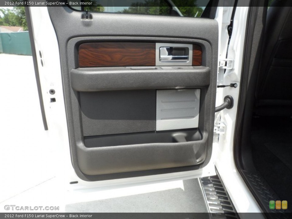Black Interior Door Panel for the 2012 Ford F150 Lariat SuperCrew #66251858